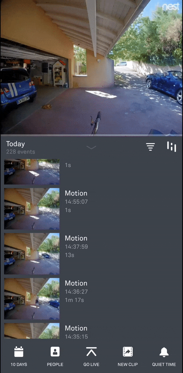 Nest Hello GIF Timeline Abonnment