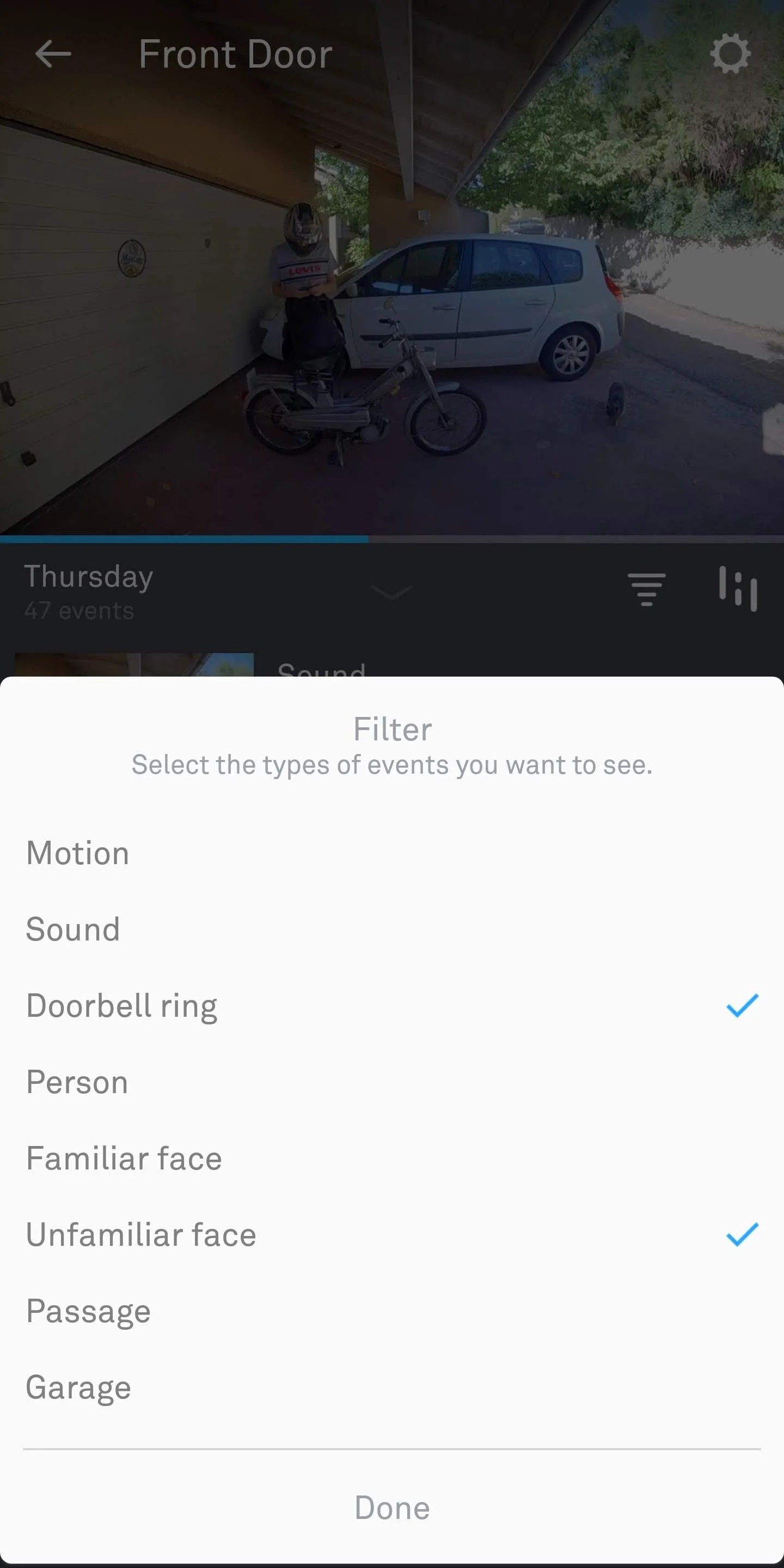 Nest Hello Select Notifications