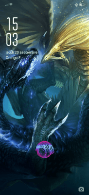 Oppo Find X Color OS UI Ecran verouillage Face ID