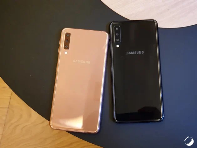 Le Samsung Galaxy A7 2018 en deux coloris