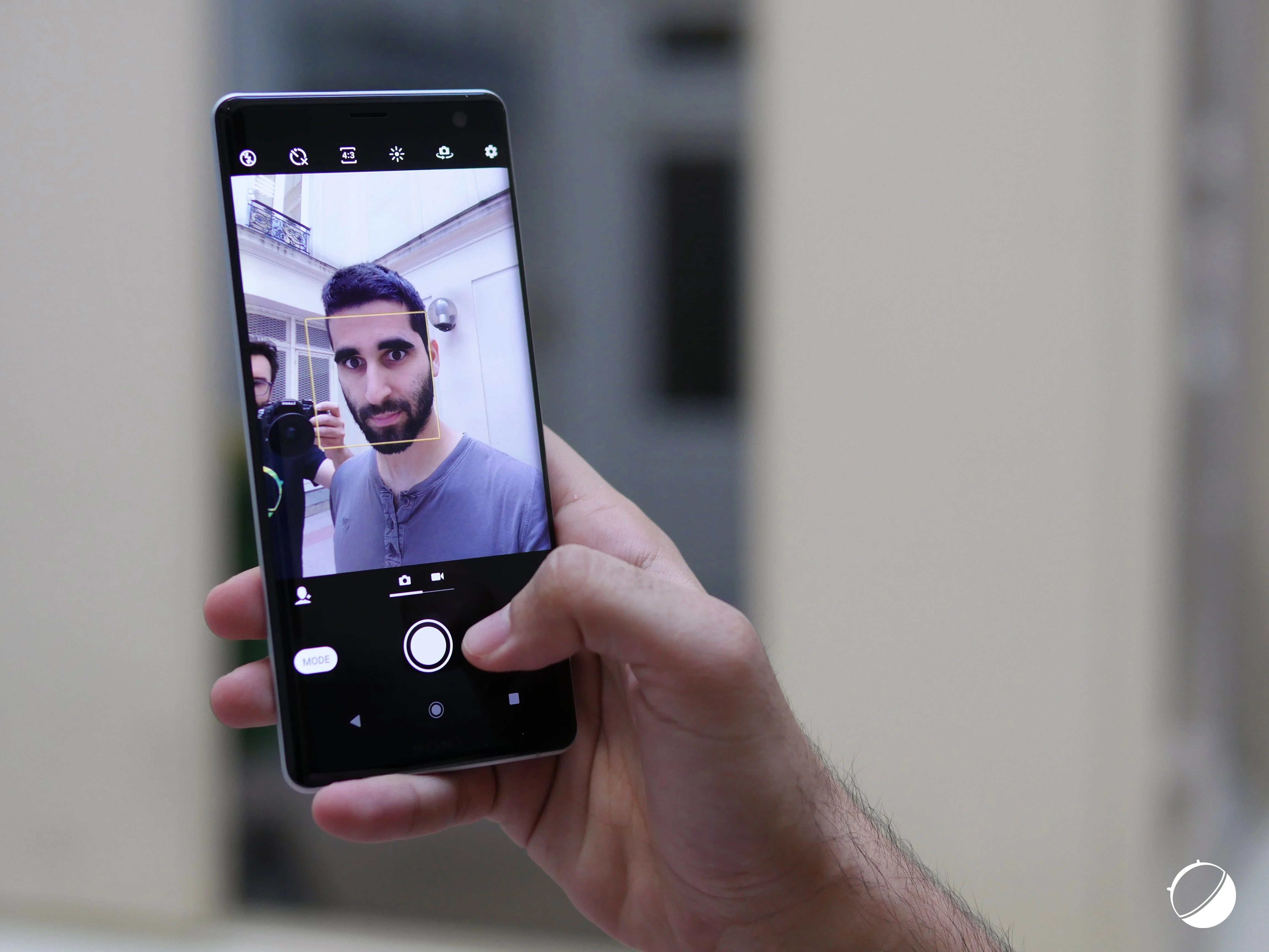 Sony Xperia XZ3 selfie