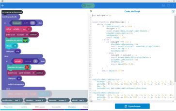 Sphero Edu Chrome comparaison code soft et code hard