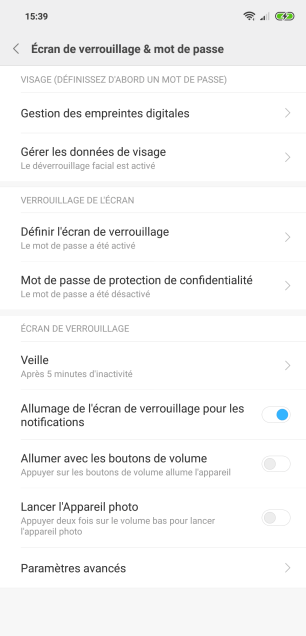 Xiaomi Mi 8 MIUI biometrie (1)