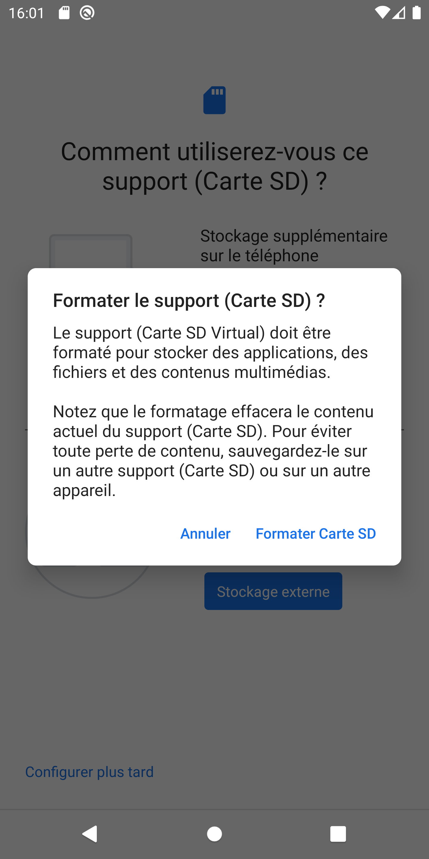 Android Carte SD app tuto 2