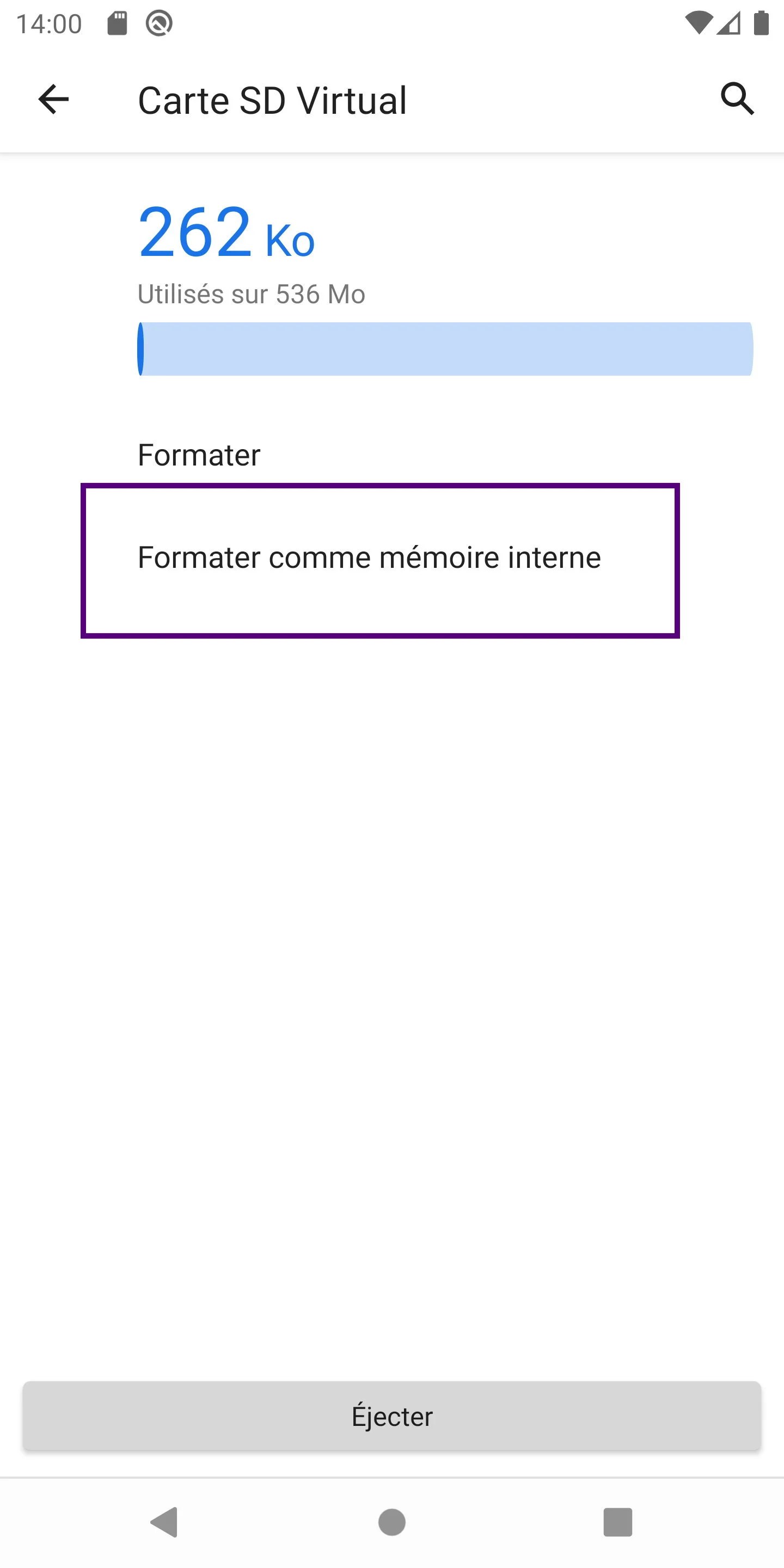 Android carte SD tuto formater (1)