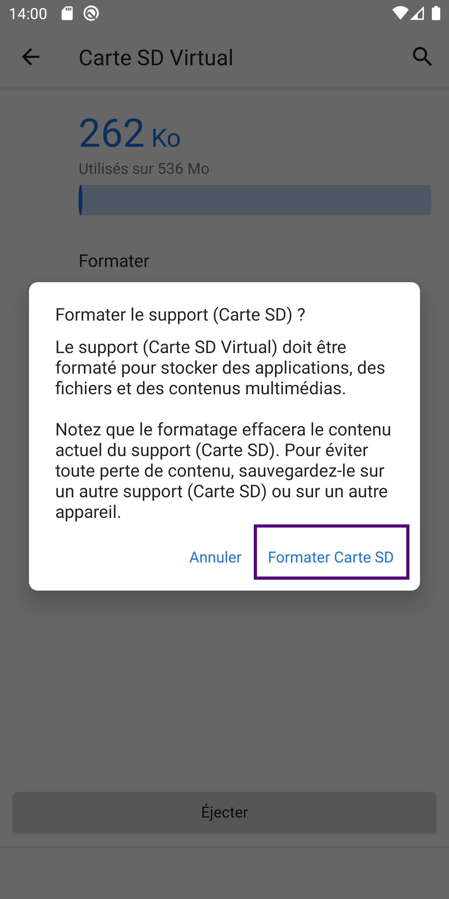 Android carte SD tuto formater (2)