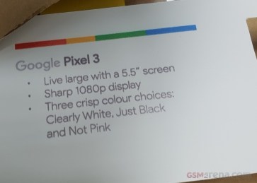 Pixel 3 GSMarena spec sheet 2