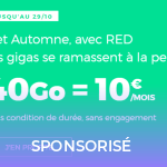 🔥 Prolongations : forfait mobile illimité 40 Go pour 10 euros par mois à vie chez RED SFR, comment en profiter ?