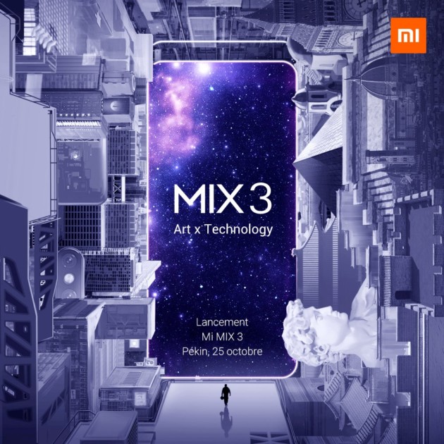 Xiaomi invitation Mi Mix 3 VF