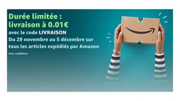 Amazon Livraison 0,01 centimes