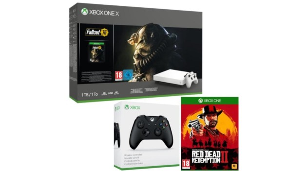 Pack Xbox oNe X Red Dead Fallout 76 + manette