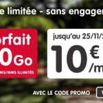🔥 Bon Plan : forfait mobile 4G NRJ Mobile 50 Go à 10 euros par mois à vie