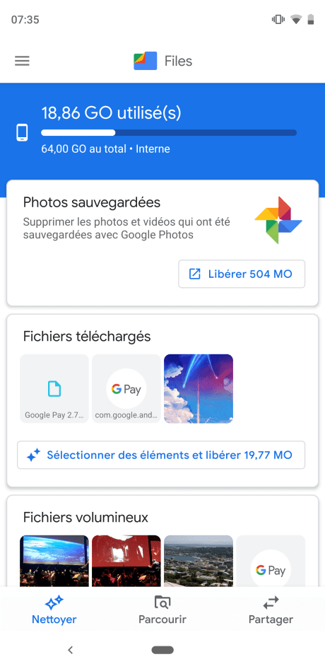 Google Files UI material theming (2)