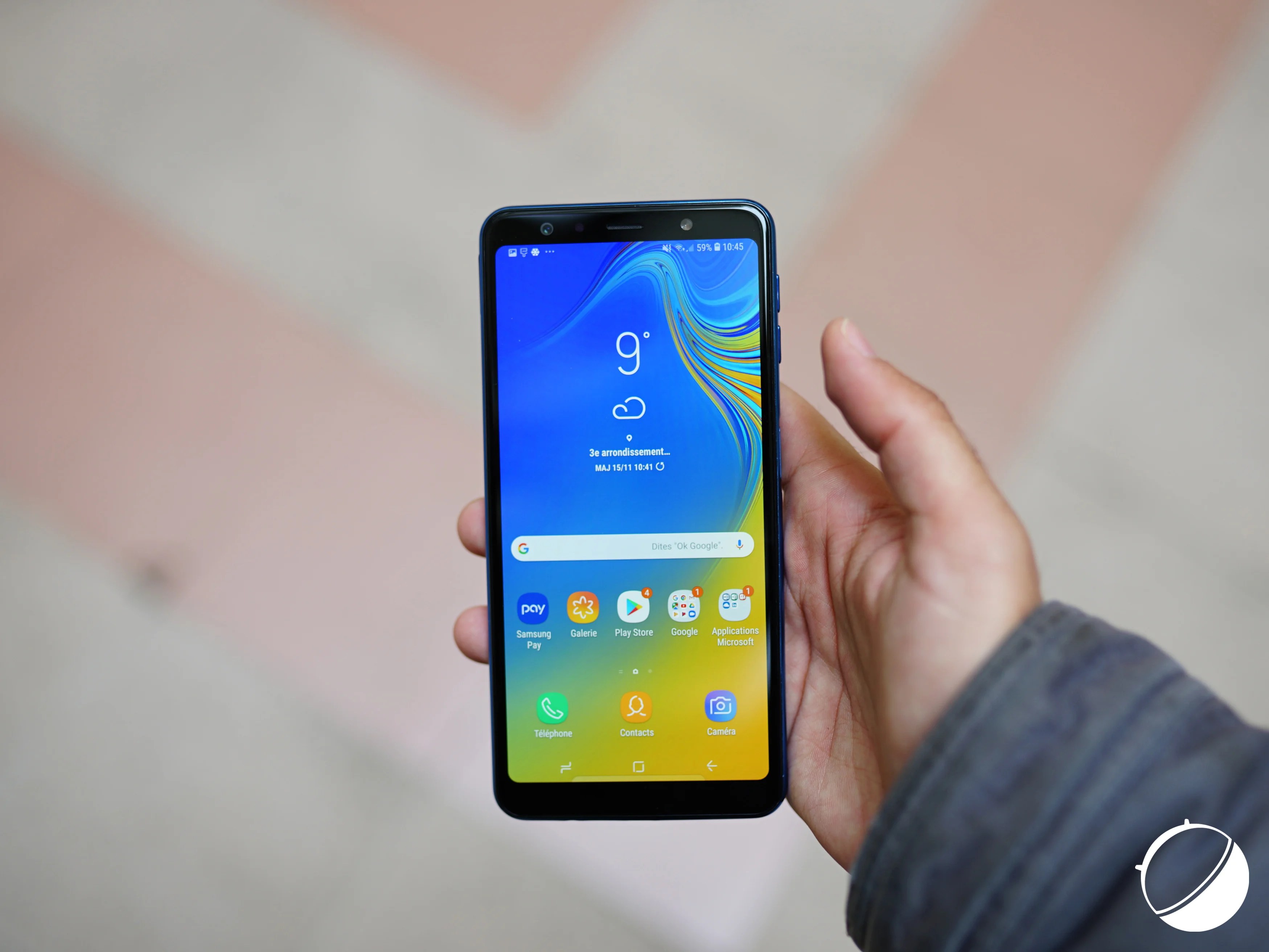 Samsung Galaxy A7 (2018) face