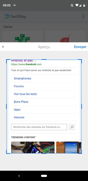 Swiftkey Bing recherche (4)