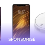 Xiaomi Pocophone F1 (128 Go) à 312 euros, OnePlus 6T à 462 euros et Xiaomi Mi Robot à 246 euros