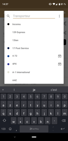 Deliveries Android janvier 2019 (7)