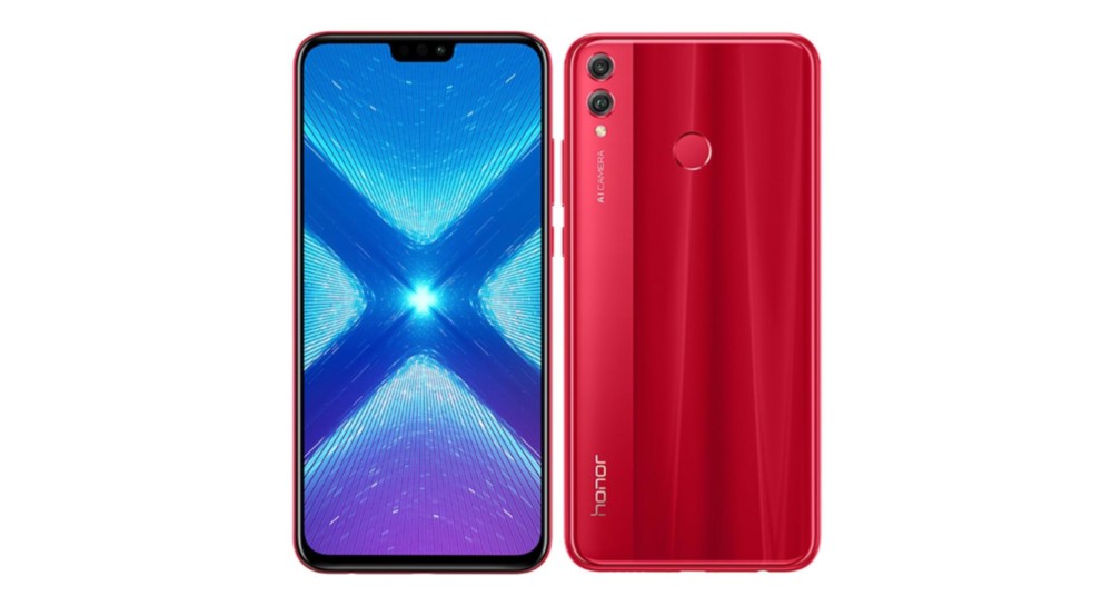 Honor 8x rouge