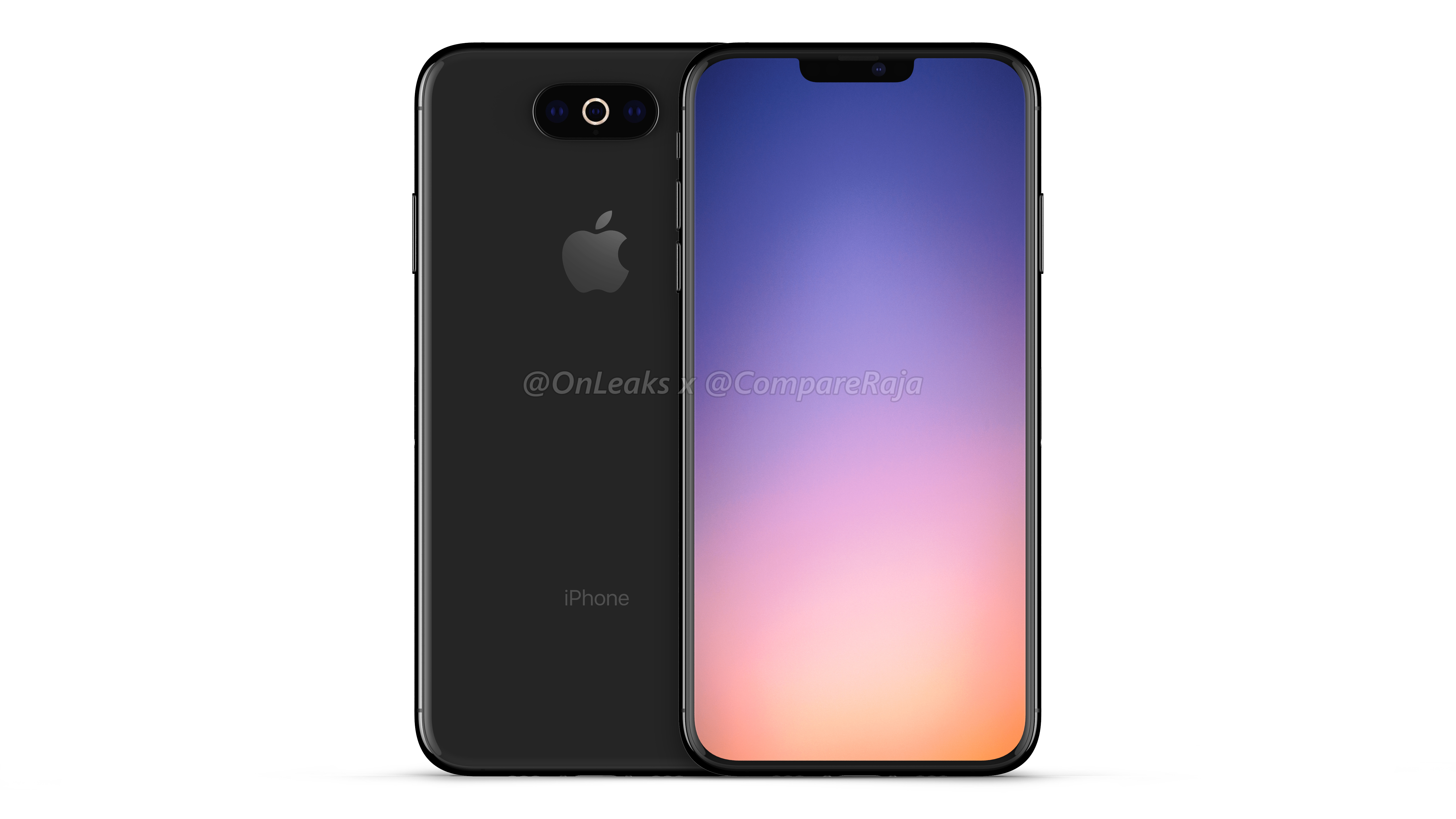 Prototype de l'iPhone XI avec encoche plus petite