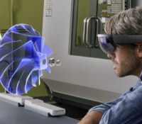 Le casque de réalité augmentée HoloLens de Microsoft. // Source : Microsoft