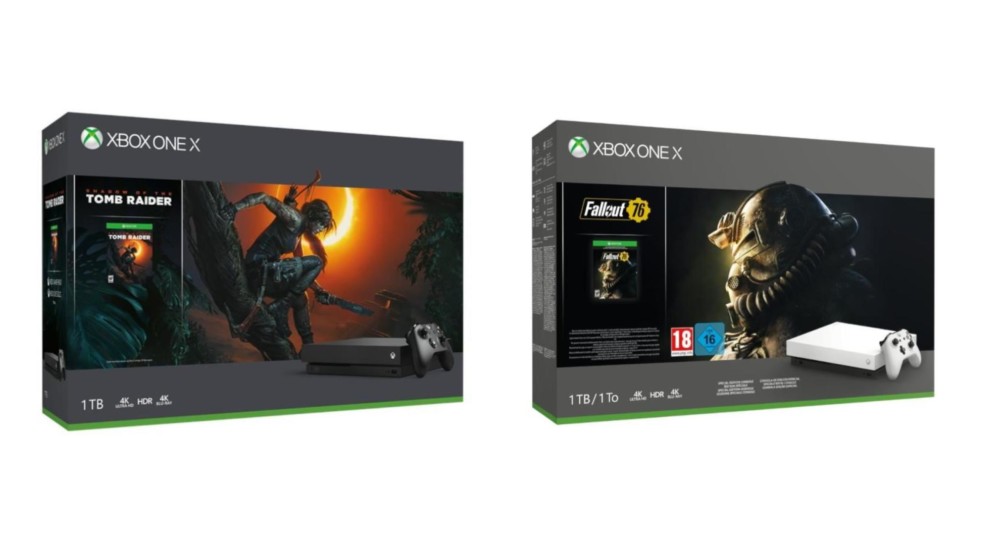 pack xbox one x tomb raider fallout 76