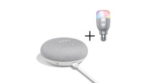 Dernières heures : le Google Home Mini avec une ampoule Xiaomi Mi LED Smart Bulb est à 59 euros jusqu’à lundi prochain