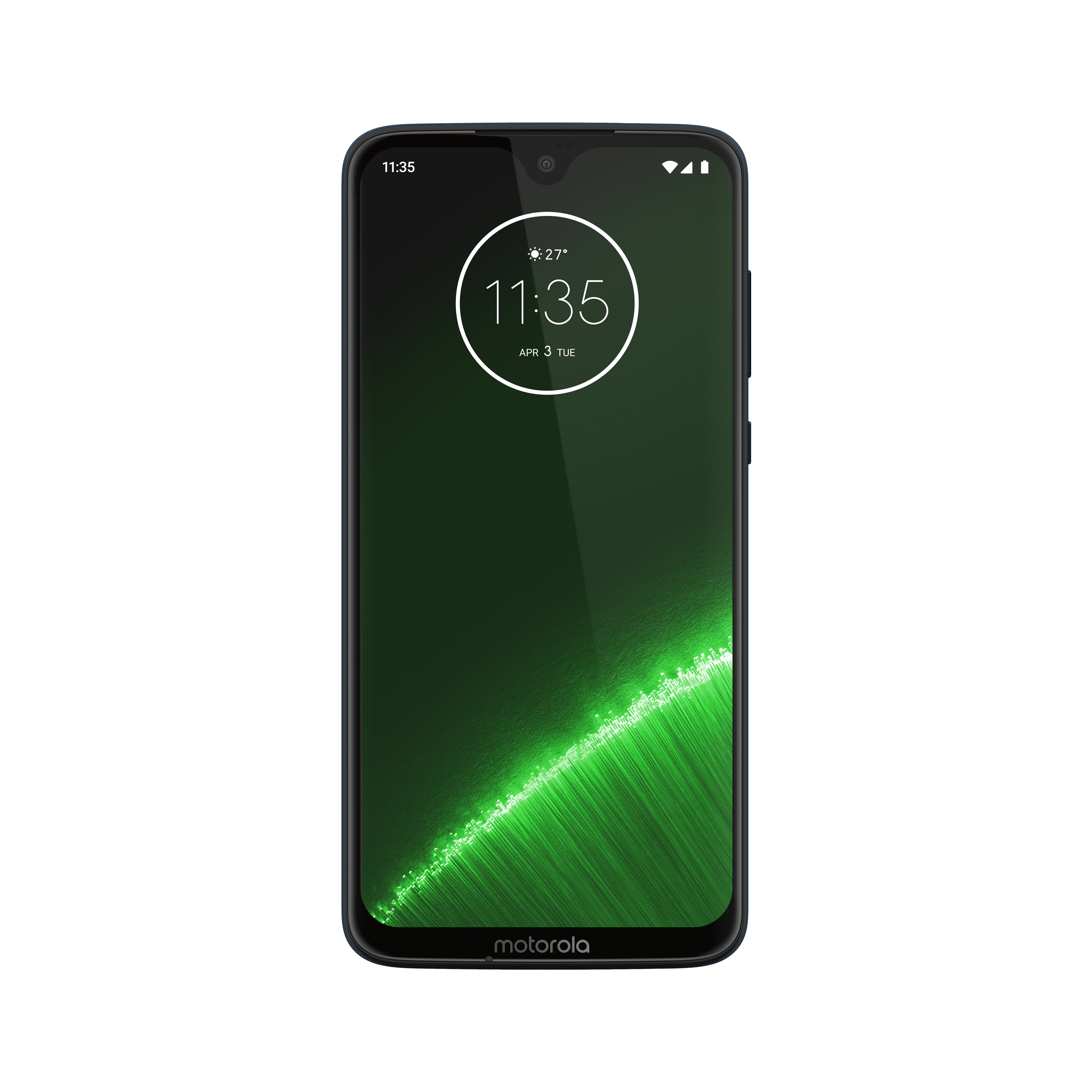Moto G7 Plus_ROW_Deep Indigo_FRONTSIDE