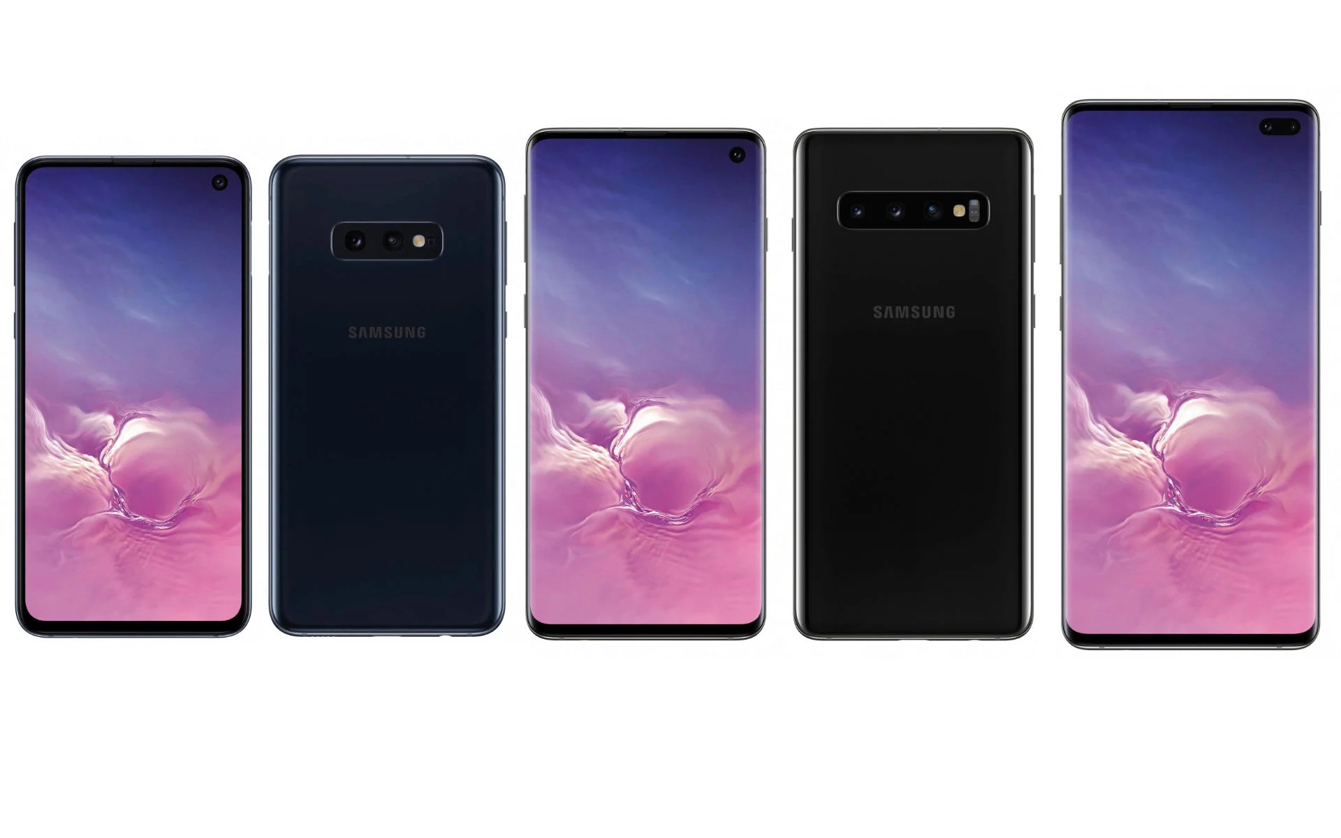 Samsung Galaxy S10 E S10 S10 Plus evleaks