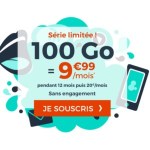 🔥 Bon plan : un forfait mobile à 9,99 euros avec 100 Go de 4G (pendant un an et sans engagement)