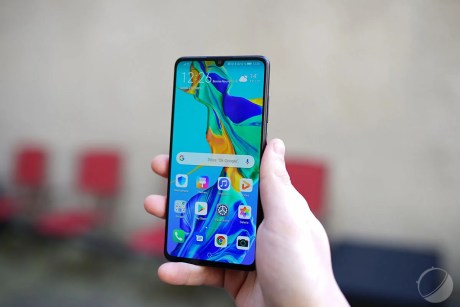 La face avant du Huawei P30