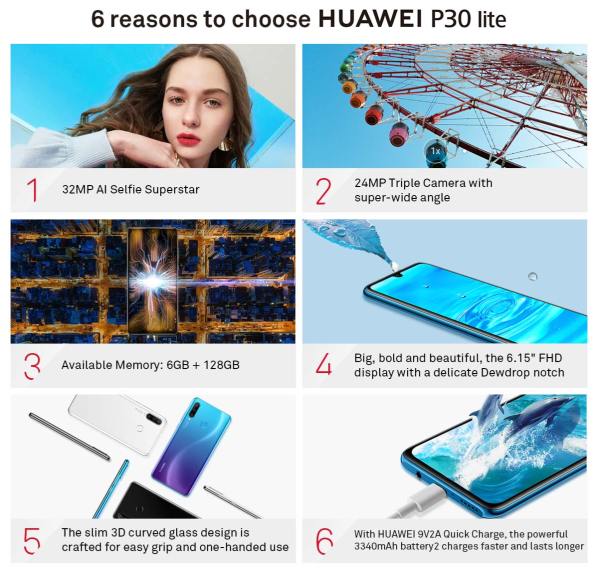 Huawei P30 Lite atouts