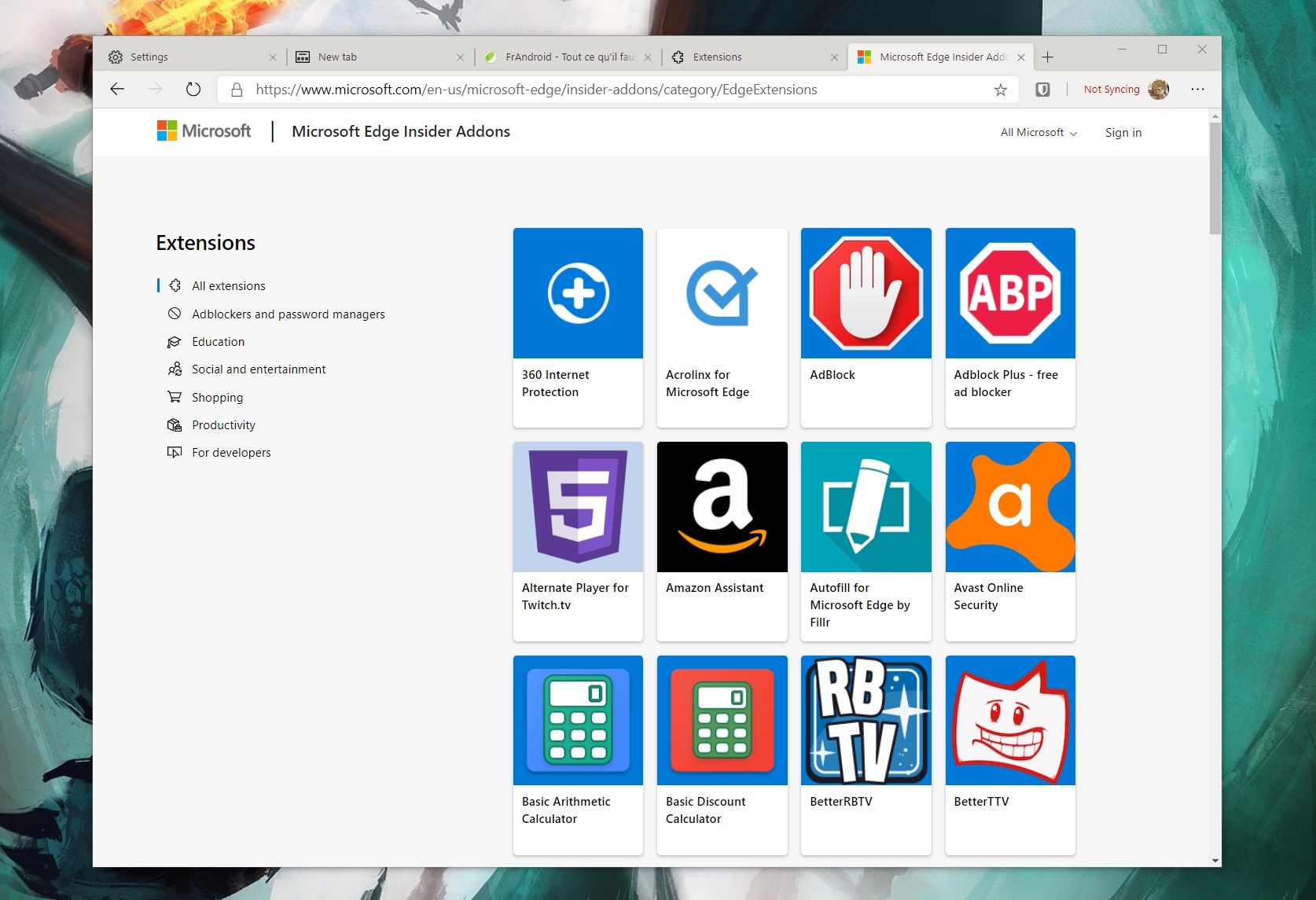 Microsoft Edge Insider 75 Chromium FrAndroid (7)