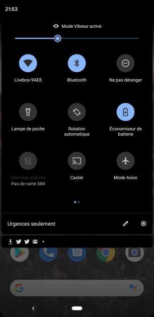 Thème sombre Google Pixel 3 3