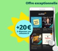 offre Audible 20 euros sur Amazon