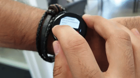 Réponse message Galaxy Watch Active
