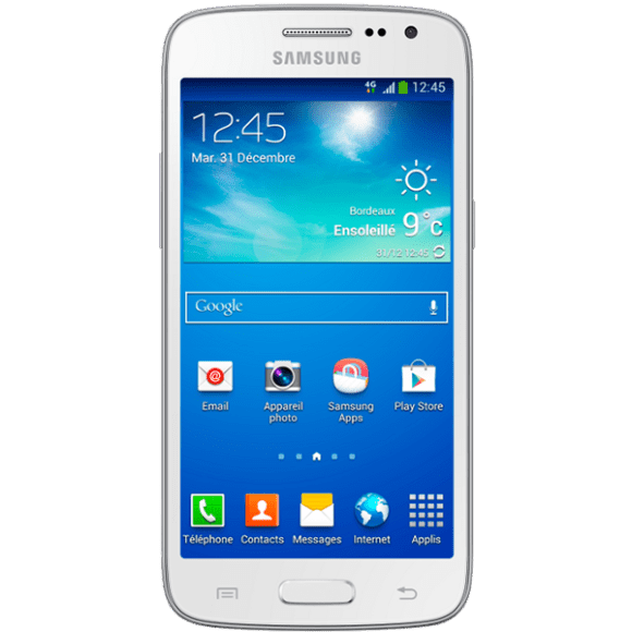  Samsung  Galaxy  Core  4G prix fiche  technique  test et 