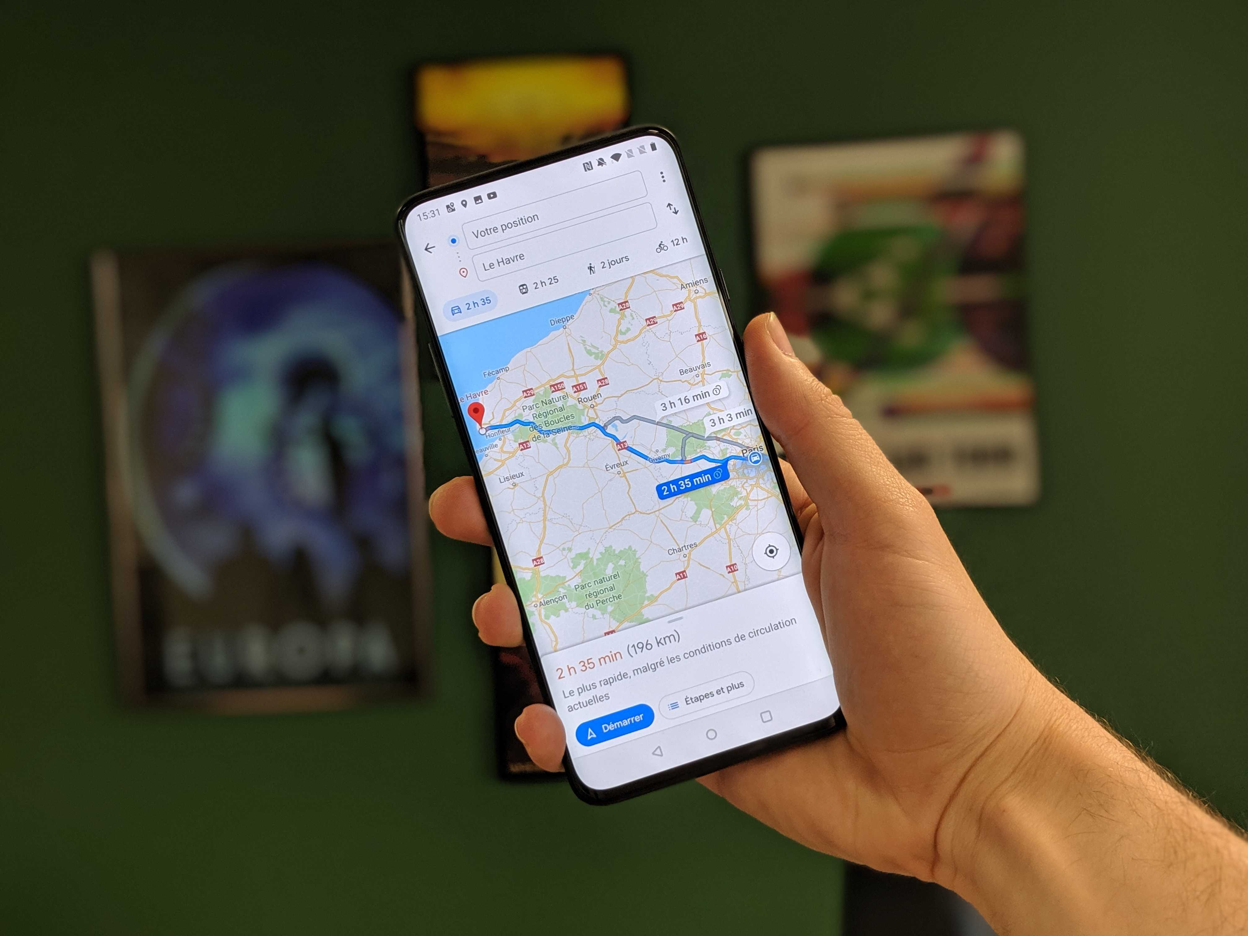 Google Maps sur smartphone