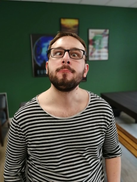 Avec l'appareil photo arrière