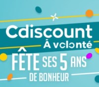 abonnement annule cdiscount à volonté 5 euros