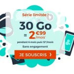🔥 Bon plan : le forfait mobile 30 Go est à 2,99 euros par mois pendant 6 mois