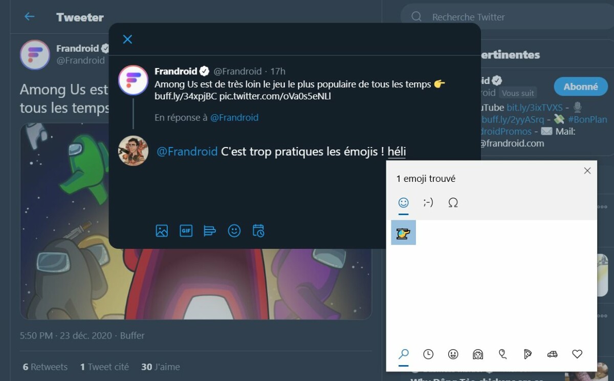Emoji clavier windows 10