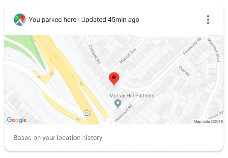 google assistant parking