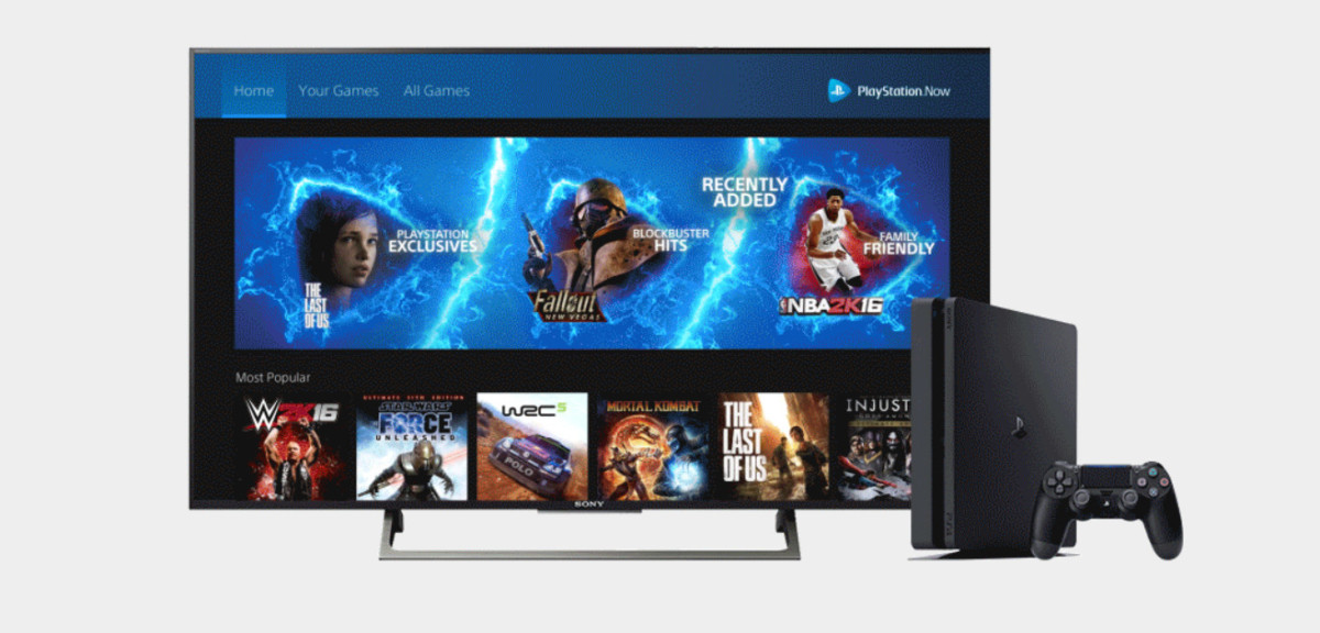 PlayStation Now et PS4