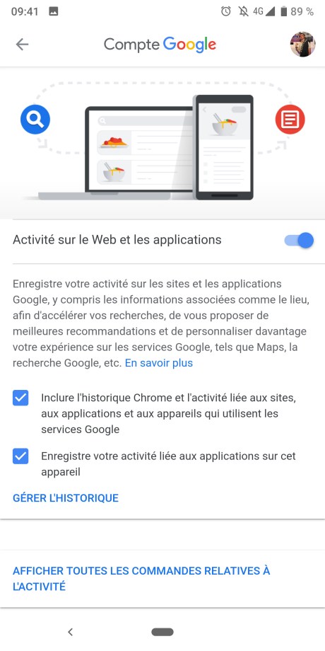 DOnnées Google 4