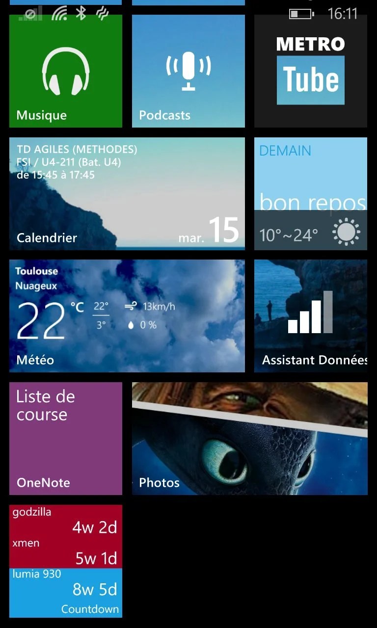 Windows Phone 8.1 lanceur UI 2