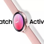 La Samsung Galaxy Watch Active 2 se montre écran allumé en photo