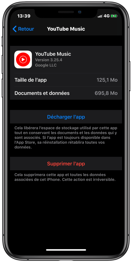 Apple iOS Libérer stockage tuto (4)