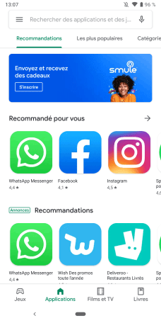 Google Play Store UI été 2019 (1)