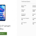 Huawei P Smart Pro : un smartphone sans encoche dévoilé par Google