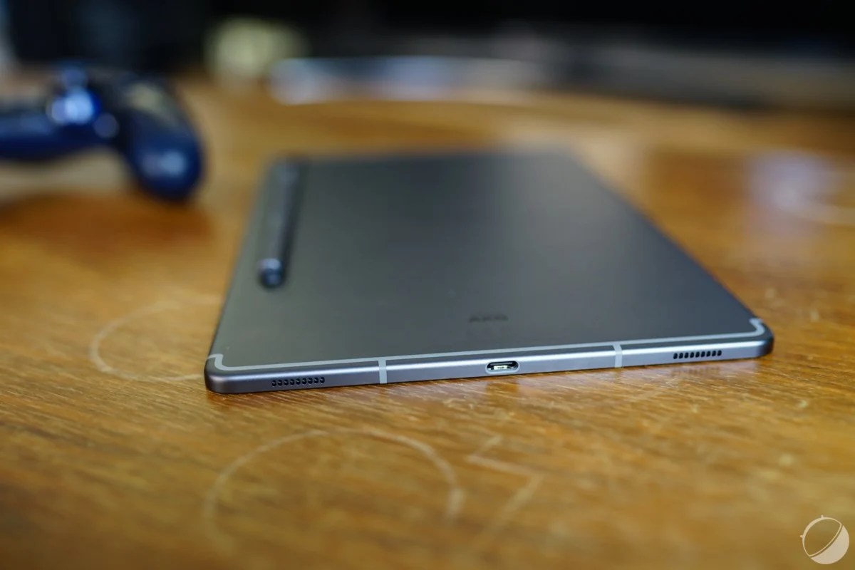 Tranche inférieure de la Galaxy Tab S6